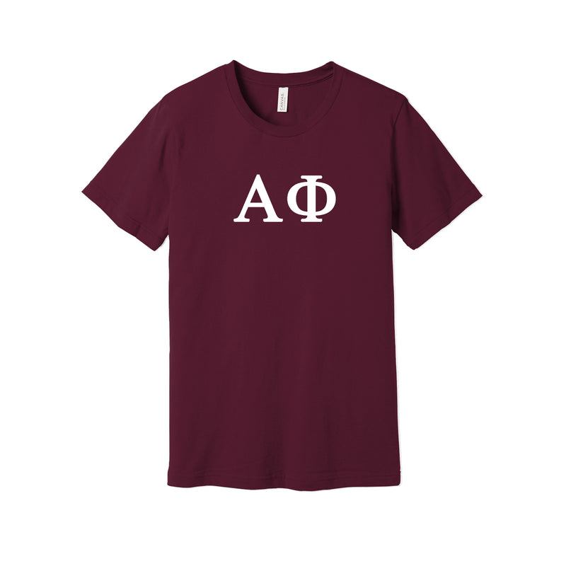 Alpha Phi Short Sleeve T-Shirt - Greek Letter Tee