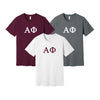 Alpha Phi Short Sleeve T-Shirt - Greek Letter Tee