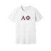 Alpha Phi Short Sleeve T-Shirt - Greek Letter Tee