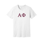 Alpha Phi Short Sleeve T-Shirt - Greek Letter Tee