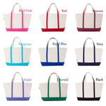 Alpha Delta Pi Large Canvas Tote Bag