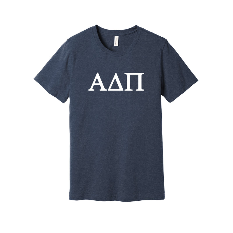 Alpha Delta Pi Short Sleeve T-Shirt - Greek Letter Tee