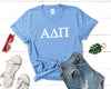 Alpha Delta Pi Short Sleeve T-Shirt - Greek Letter Tee