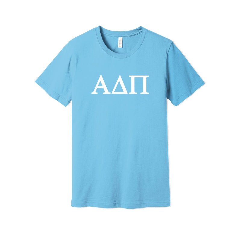 Alpha Delta Pi Short Sleeve T-Shirt - Greek Letter Tee