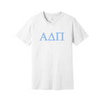 Alpha Delta Pi Short Sleeve T-Shirt - Greek Letter Tee