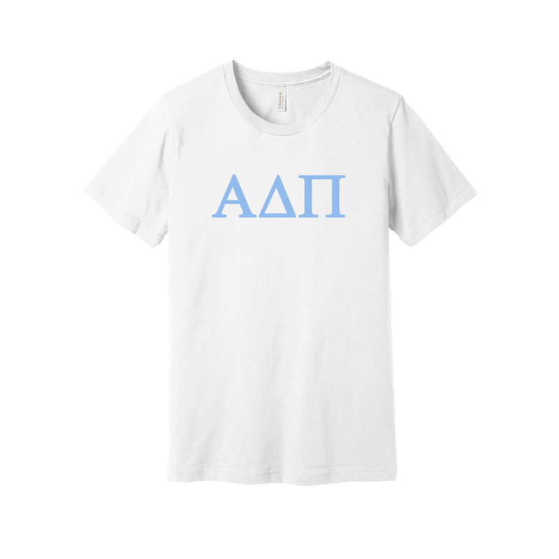 Alpha Delta Pi Short Sleeve T-Shirt - Greek Letter Tee