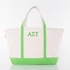 Alpha Sigma Tau Large Canvas Tote Bag