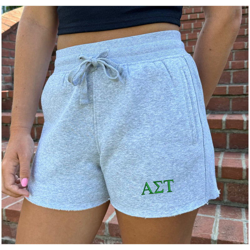 Fave Fit Alpha Sigma Tau Fleece Shorts