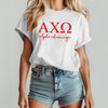 Alpha Chi Omega Short Sleeve T-Shirt - Shoreline Tee