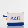 Alpha Delta Pi Canvas Cosmetic Bag