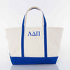 Alpha Delta Pi Large Canvas Tote Bag