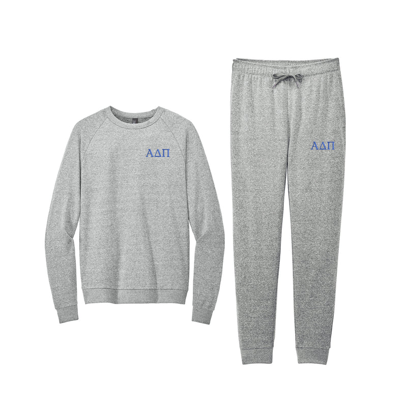 Alpha Delta Pi Tri Fleece Jogger Set