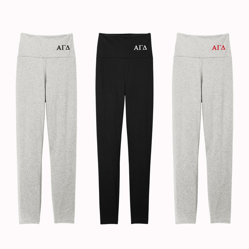 Alpha Gamma Delta High Waist Leggings