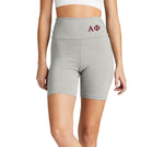 Alpha Phi High Waist Bike Shorts