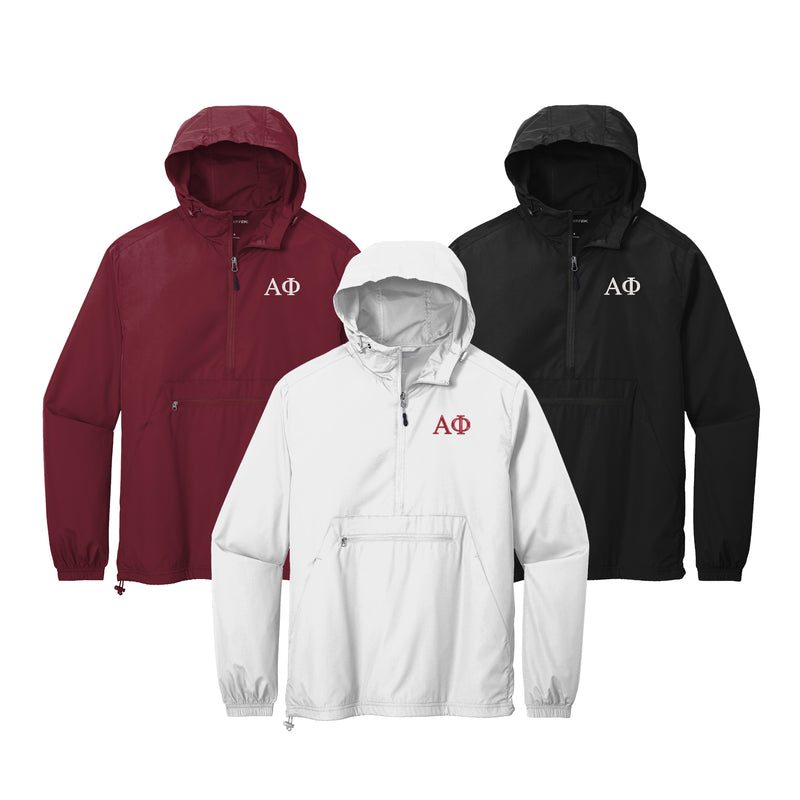 Alpha Phi Windbreaker - Letters