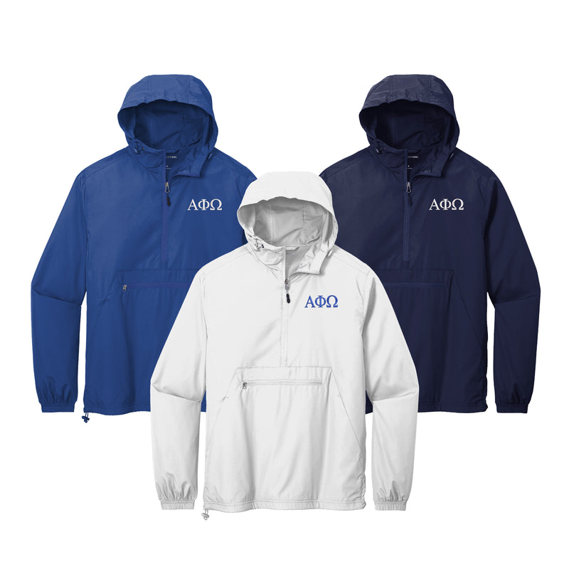 Alpha Phi Omega Windbreaker - Letters