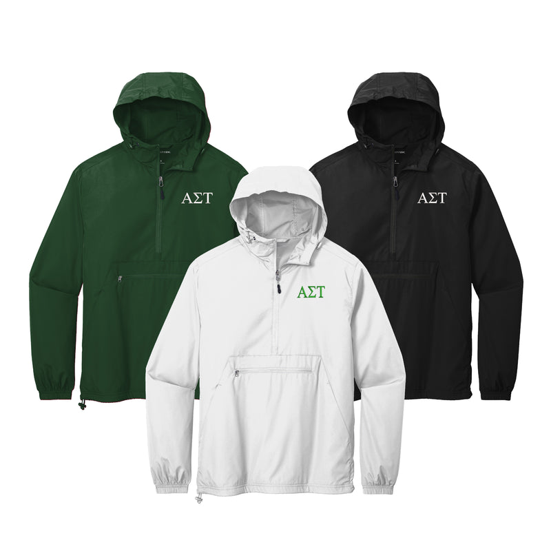 Alpha Sigma Tau Windbreaker - Letters