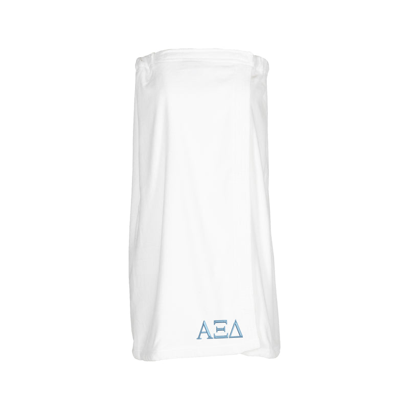 Alpha Xi Delta Velour Spa Wrap