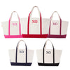 Chi Omega Large Canvas Tote Bag