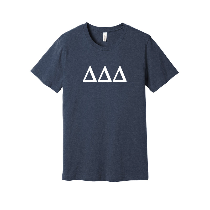 Delta Delta Delta Short Sleeve T-Shirt - Greek Letter Tee