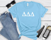 Delta Delta Delta Short Sleeve T-Shirt - Greek Letter Tee