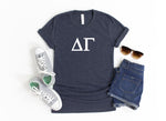 Delta Gamma Short Sleeve T-Shirt - Greek Letter Tee