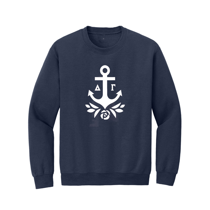 Delta Gamma Sorority Crewneck Sweatshirt - Anchor