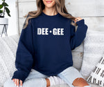 Delta Gamma Sorority Crewneck Sweatshirt - DEE GEE Stars