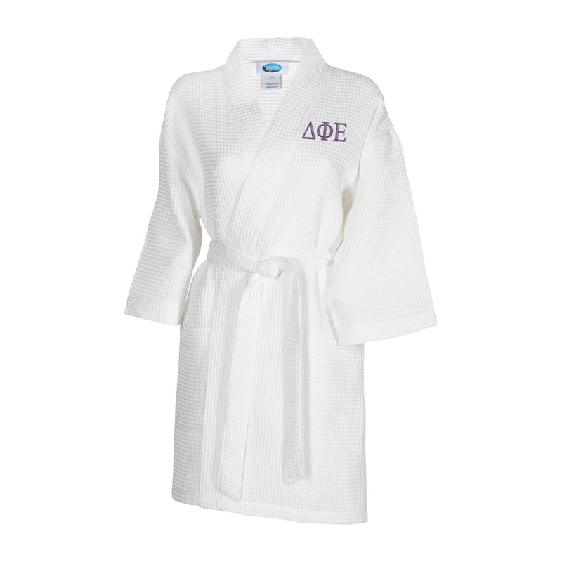 Delta Phi Epsilon Waffle Weave Robe