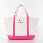 Delta Zeta Large Canvas Tote Bag