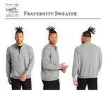 Zeta Psi 1/4-Zip Monogrammed Sweater