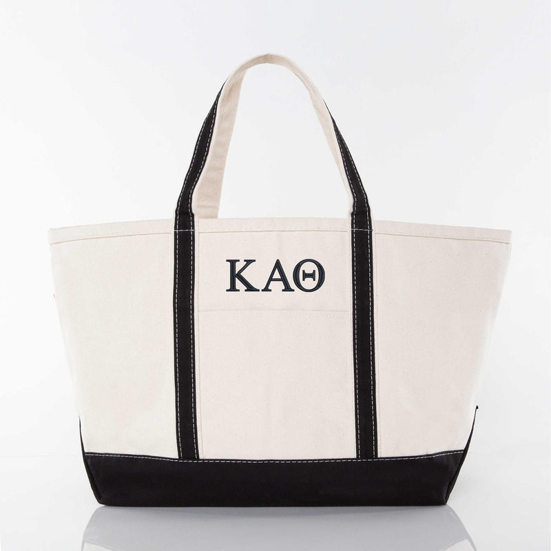 Kappa Alpha Theta Large Canvas Tote Bag