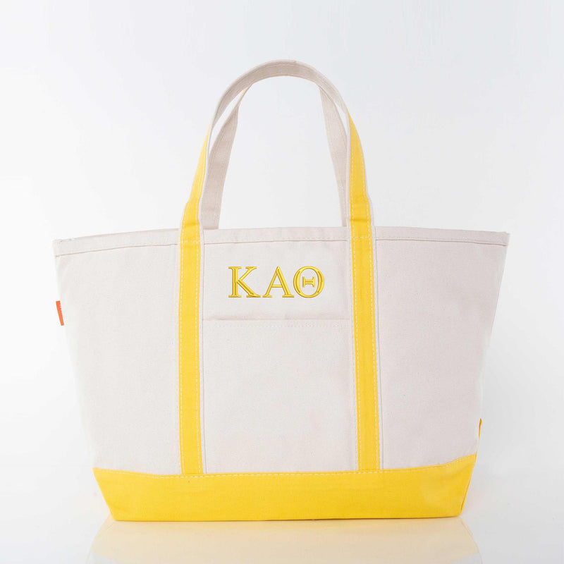 Kappa Alpha Theta Large Canvas Tote Bag