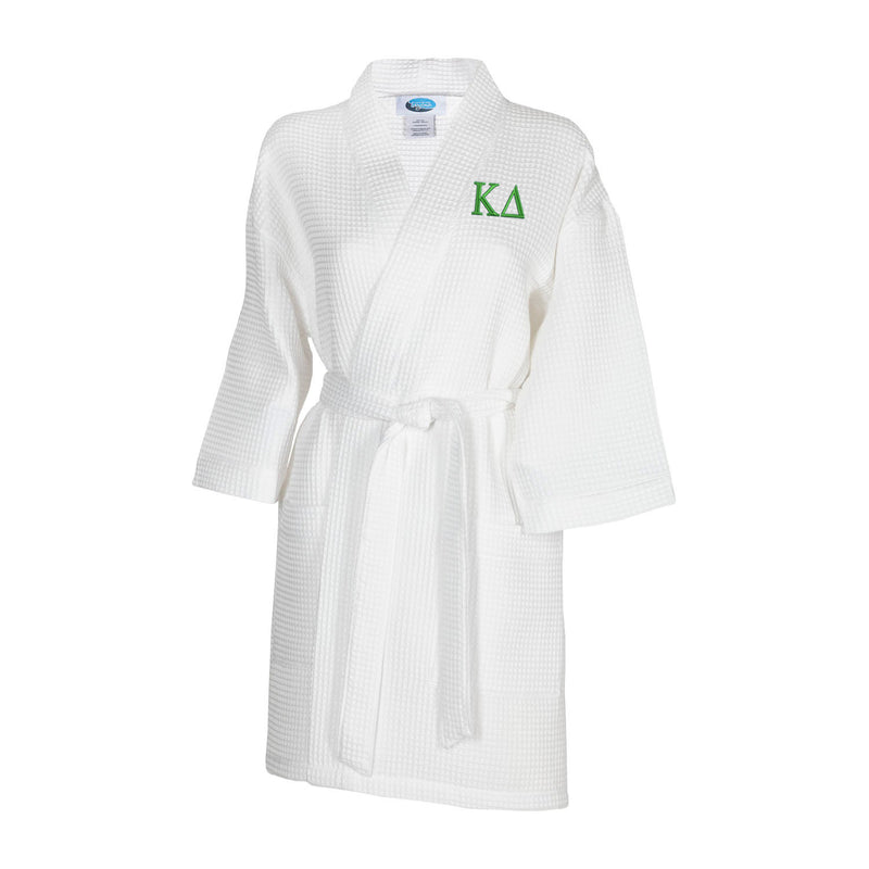 Kappa Delta Waffle Weave Robe