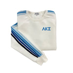 Lambda Kappa Sigma 5 Stripe Crewneck Sweatshirt