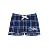 Omega Phi Alpha Flannel Boxer Shorts - OPhiA Sorority Boxers