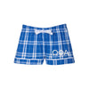 Omega Phi Alpha Flannel Boxer Shorts - OPhiA Sorority Boxers