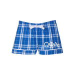 Omega Phi Alpha Flannel Boxer Shorts - OPhiA Sorority Boxers