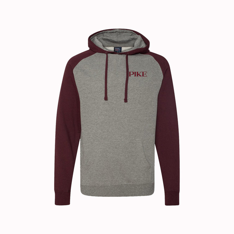 Pi Kappa Alpha Raglan Hooded Sweatshirt