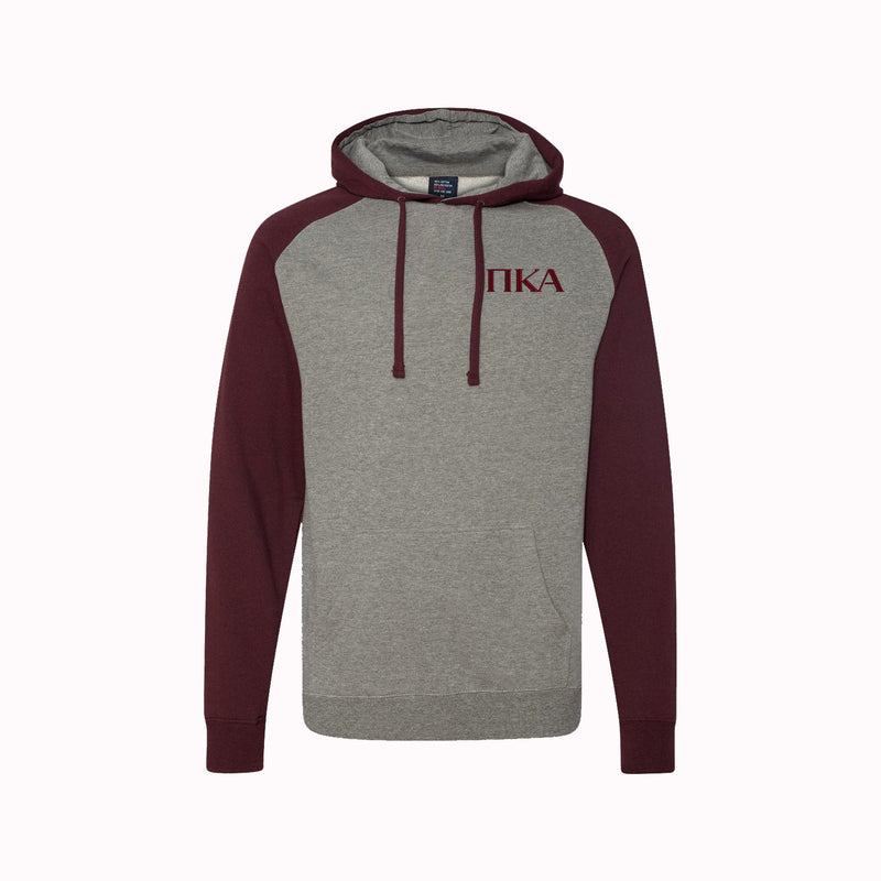 Pi Kappa Alpha Raglan Hooded Sweatshirt