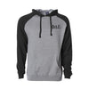 Phi Delta Epsilon Raglan Hooded Sweatshirt