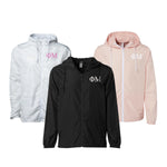 Phi Mu Lightweight Windbreaker Jacket