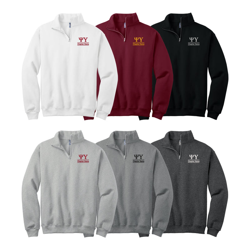 Psi Upsilon Quarter Zip - Chapter Name