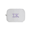 Sigma Kappa Waffle Weave Cosmetic Bag