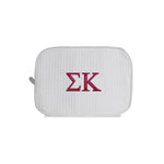 Sigma Kappa Waffle Weave Cosmetic Bag