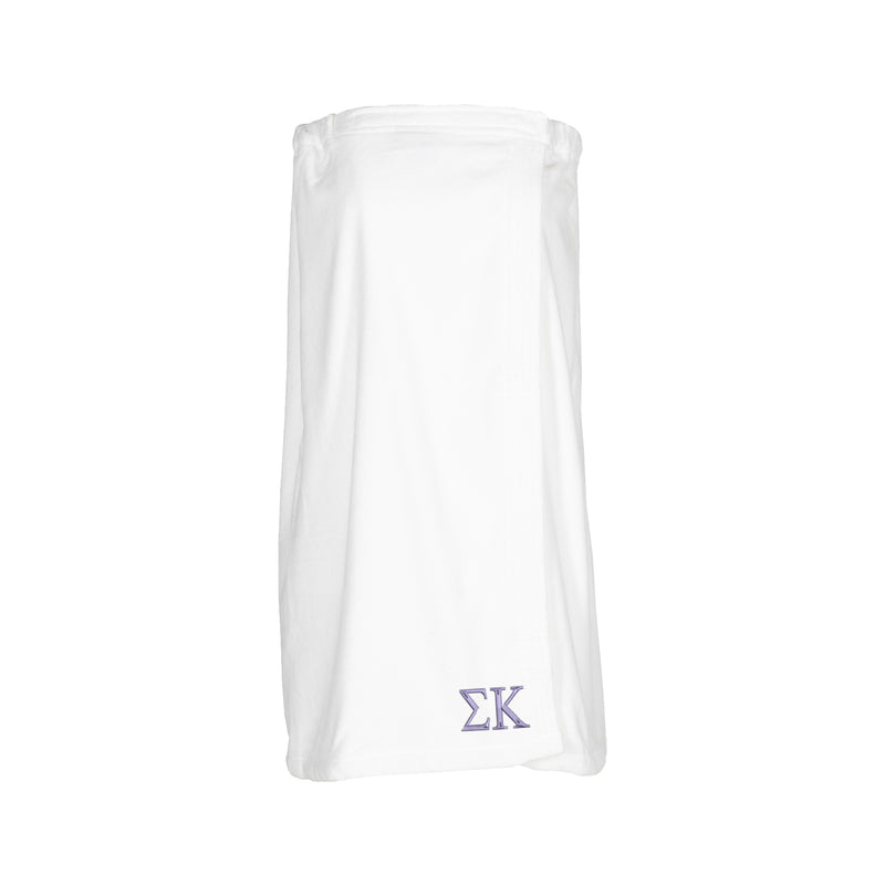 Sigma Kappa Terry Velour Spa Wrap