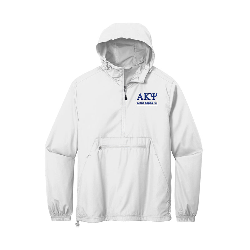 Alpha Kappa Psi Windbreaker 2 Line Design