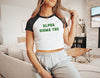 Alpha Sigma Tau Short Sleeve Crop Raglan