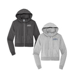 Delta Phi Lambda Cropped Zip Up Hoodie