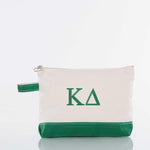 Kappa Delta Canvas Cosmetic Bag